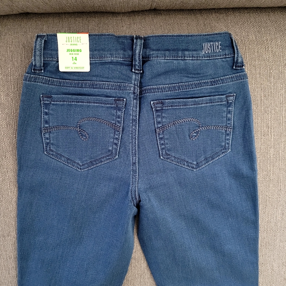 Justice jeggings/jeans (Girls)